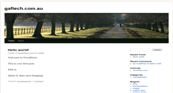Desktop Screenshot of gaftech.com.au