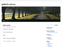 Tablet Screenshot of gaftech.com.au